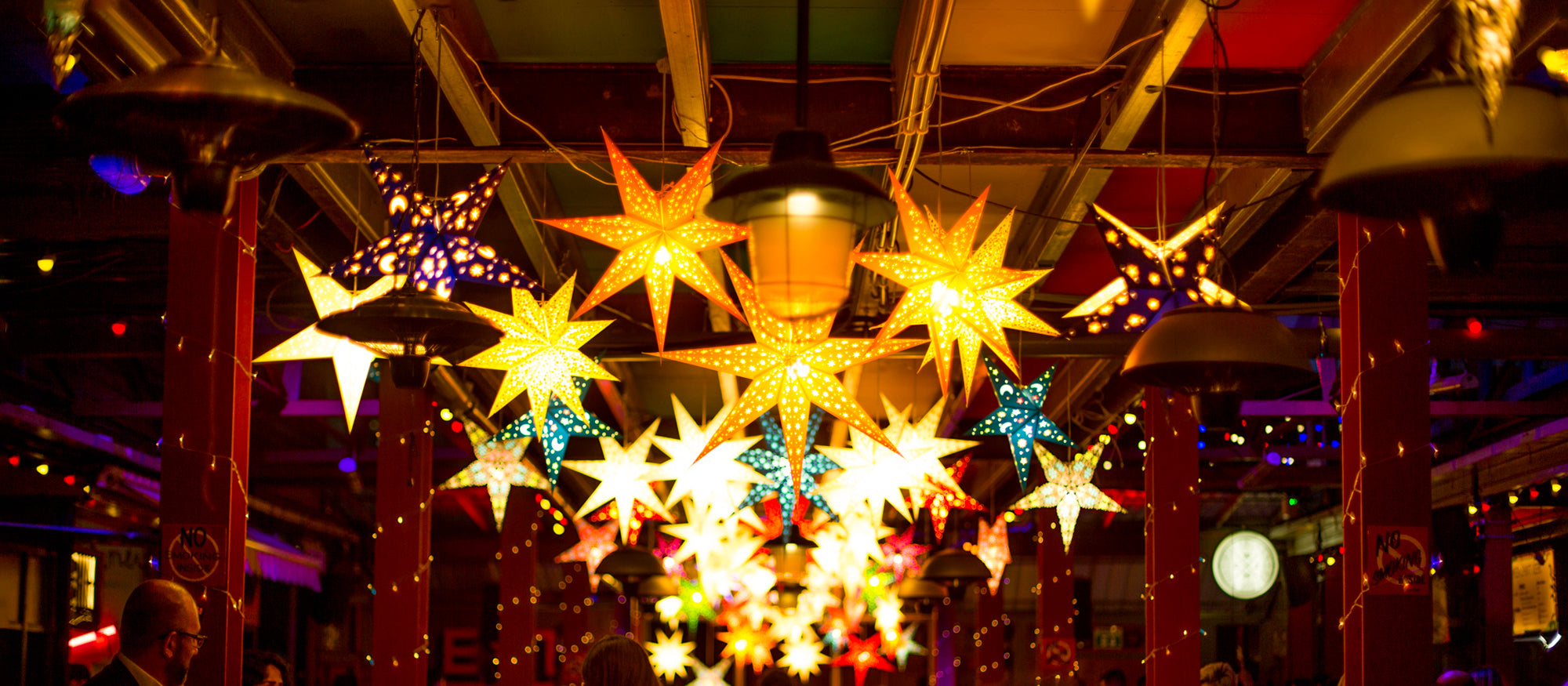 colourful Diwali Lights and Lanterns for a Diwali event for decoration