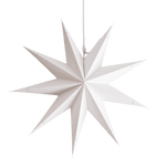 9 pointed white star lantern by Paper Starlights