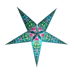 Teal small star lantern