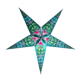 Teal small star lantern