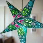 Teal small star lantern