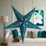 Teal small star lantern
