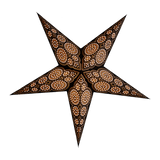 Black and golden paper star lantern by Paper Starlights