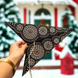 Black and golden paper star lantern by Paper Starlights