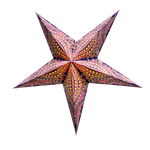 Handcrafted purple star lantern for home decor