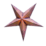 Handcrafted purple star lantern for home decor