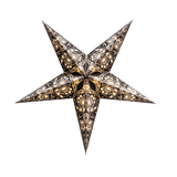 Black and White Lace Star Lamp Shade