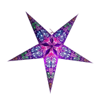 Purple small star lantern by Paper Starlights
