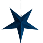 Small Blue Star Lantern handmade paper lantern in star shape by Paper Starlights
