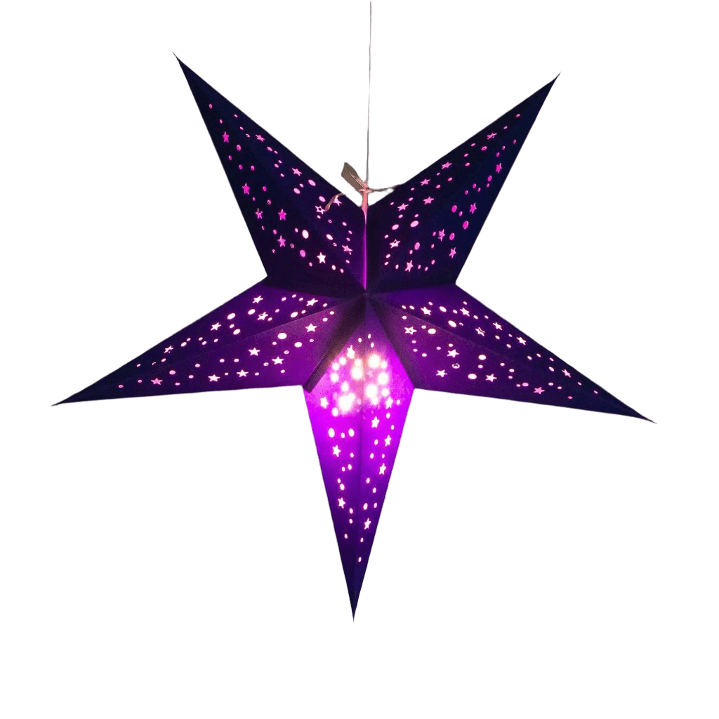 Small Purple Star Lantern by Paper Starlights
