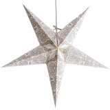 Small White Cream Star Lantern handmade paper lantern in star shape by Paper Starlights