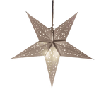 Small White Star Lantern handmade paper lantern in star shape by Paper Starlights