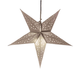 Small White Star Lantern handmade paper lantern in star shape by Paper Starlights