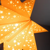 Paper Starlights | Yellow Star lantern Hanging Paper Decor for Party and Celebrations
