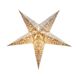 Cream Lace Star Lamp Shade
