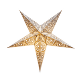 Cream Lace Star Lamp Shade