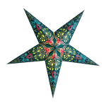 aquamarine paper star lantern