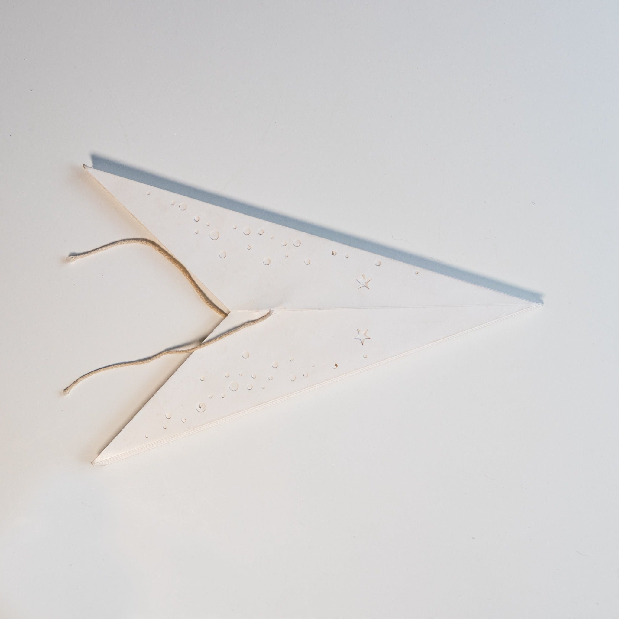 Prosecco star folded up flat