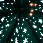teal paper star lantern