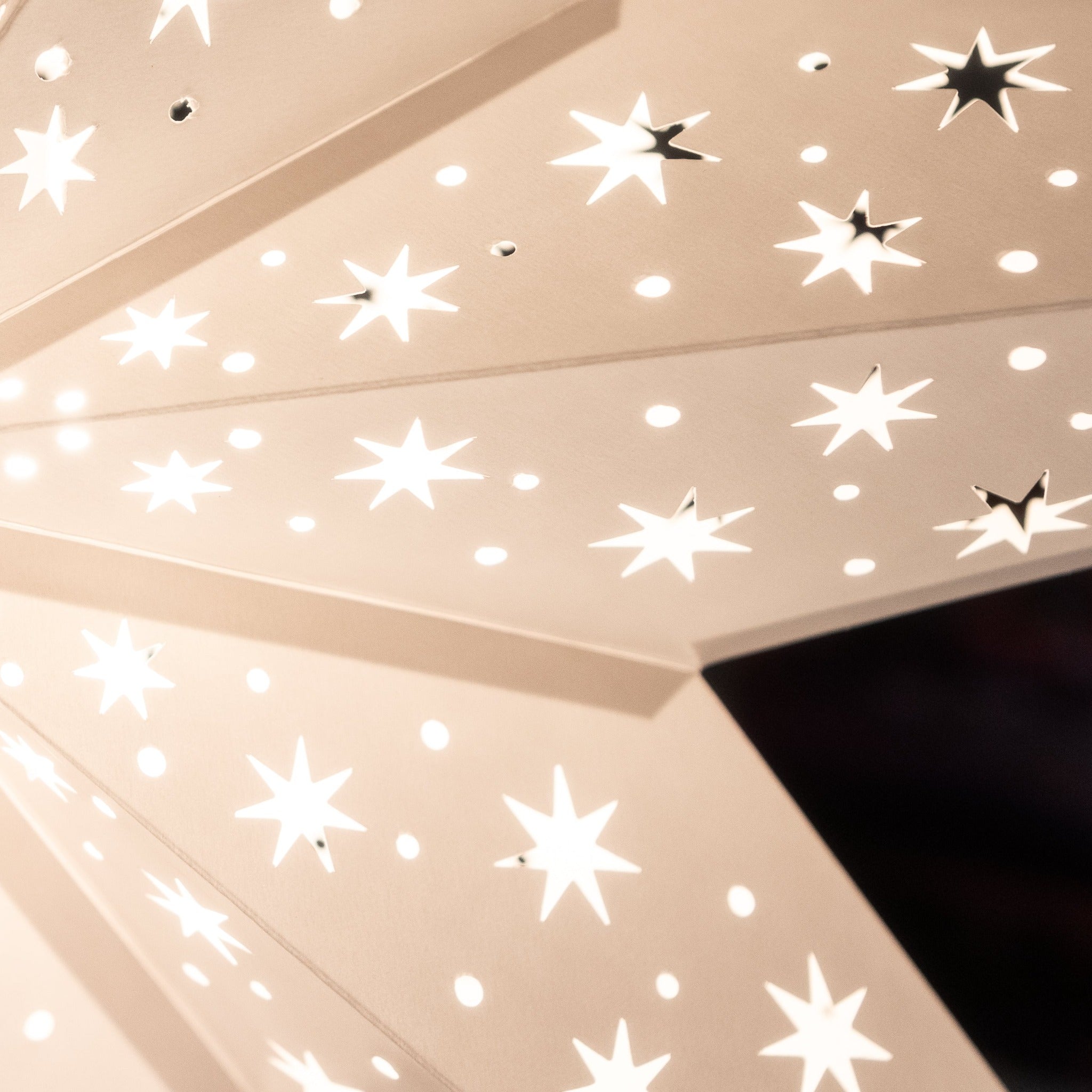 white paper star lantern