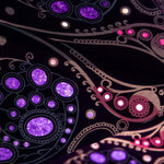 pattern purple paper star lantern