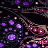 pattern purple paper star lantern
