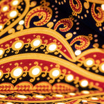 yellow patterned star lantern
