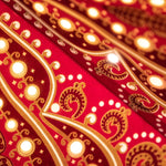 red and yellow colourful Diwali Lights and Lanterns for diwali decoration