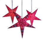 red colourful Diwali Lights and Lanterns for diwali decoration