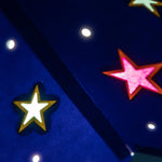 close up of star/moon lantern