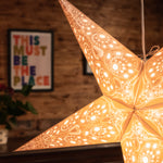 large lace star lantern