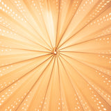 close up of white paper star lantern