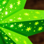 green paper star lantern