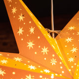 yellow paper star lantern
