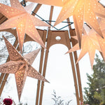 ivory lace, venus white and prosecco stars