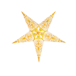 green patterned star lantern
