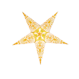 green patterned star lantern