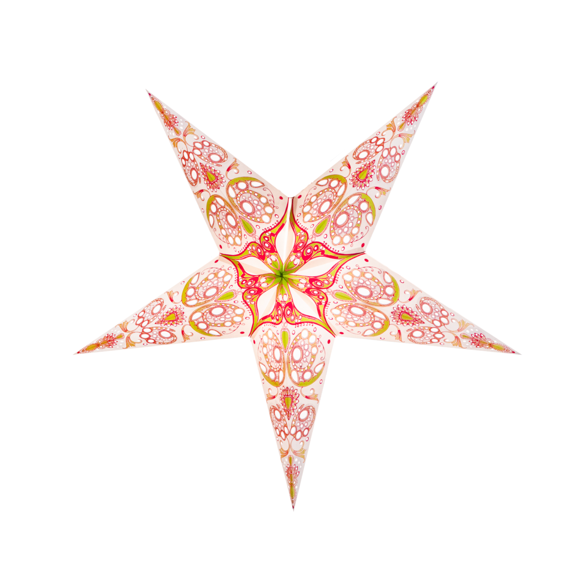 Japanese lily green and pink