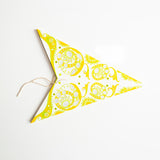 pistachio star folded
