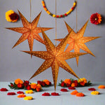 yellow colourful Diwali Lights and Lanterns for diwali decoration