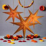 yellow colourful Diwali Lights and Lanterns for diwali decoration