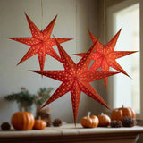 3 orange stars illuminated
