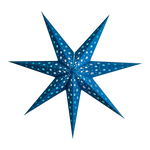 blue paper star lantern