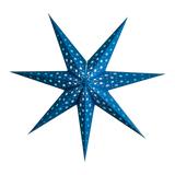blue paper star lantern