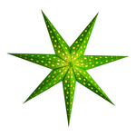 green star lamp shade handmade