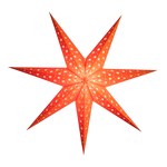 Halloween light - pumpkin orange paper star lantern