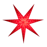 red paper star lantern - large Christmas star decoration