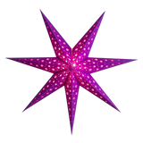 purple paper star lantern