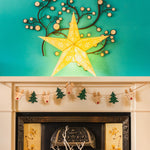 Scandi grey Christmas Star Light