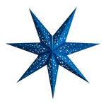 blue paper star lantern